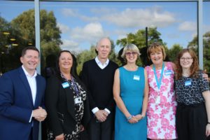 Image of six people attending the launch of the Student Suicide prevention Community of Practice.